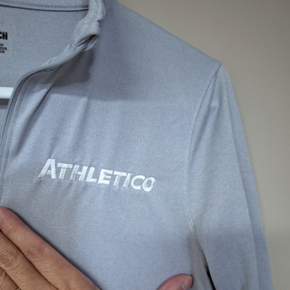 Under Armour UA Womens Tech Athletic 1/2 Zip Pull Over Longsleeve Light Gray - Picture 4 of 12